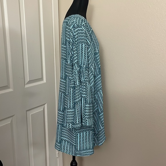 NWOT Manaola Dress Aqua and Gray S - Picture 4 of 10